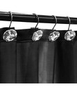  Shower Curtain Hooks  Diamond Shaped Shower Curtain Rings Hooks Set Of 12 clear