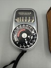 Vintage Weston Master Iii Exposure Meter 737 With Leather Case Made Is Usa