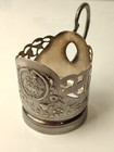 Ukraine Vintage Coaster Cup Holder Soviet Podstakannik Ussr Tea Glass Holder
