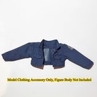 Custom Blue Fabric Jacket For Shf Trunks Future Hero Cloth Outfit Accessory