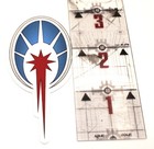 Battletech Comstar Comguard Vinyl Sticker - 3       1 5 