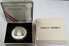 1992 Mexico Silver Proof 100 Pesos Xochipilli 1oz 999 Fine Coin Box Coa