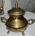 Antique Brass Tea Set  Teapots  Sugar Bowl  Milk Jug Creamer - Vintage Elegance