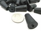  00 Solid Rubber Stoppers  Lab Tapered Plug Cork 1 Hole Fits 13 32  To 19 32  Id