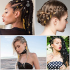 200pcs Hair Beads Jewelry  Dreadlocks Gem Crystal Charms  Metal Coils Rings  Gol