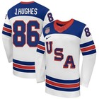 J hughes Team Usa  86 Winter Olympics 2026 Jersey White Stitched All Sizes S-3xl