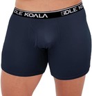 3-6 Pack Mens Bamboo Boxer Briefs Underwear Flex Waistband Black Navy Grey