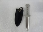 Vintage Koi Japan 440 Stainless Boot Knife Dagger Fixed Blade 6-5 8  W  Sheath