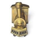 Vintage Solid Brass Steam Locomotive Train Rr Miniature Railroad Decorative   
