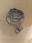 Antique Buckeye Pottery Co  Blue Ribbon Brand Macomb Ill Stoneware Jug Jar Crock
