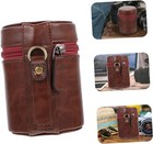 Leather Camera Lens Bag Retro Lens Case For Canon Nikon Sony Pentax Fujifilm