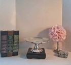 Vintage Wm  A  Rodgers Silverplated Compote bonbon Dish  Euc  Lace-like Piercing