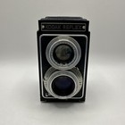Vintage Kodak Reflex Tlr Camera 2  x2   Case Flash Kodak Anastigmat Lens Untested