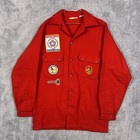 Boy Scouts Of America Official Jacket Size 40 Vintage 553 Long Wool Patch 1970s