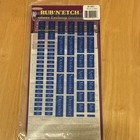 Nip Armour Rub n etch Glass Etching Stencil Lot Of 5