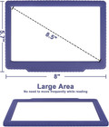 Large 5x Full Book Page Magnifying Glass For Reading Viewing Area Mag