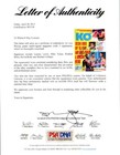 Boxing Greats Authentic Autographed Signed Magazine Cover Tyson Psa dna S01524