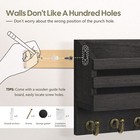 Key And Mail Holder For Wall  Mail Organizer Wall Mount With 6 Hooks And Storage