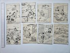 Group Of 8 Small Japanese Woodblock Prints  3