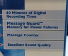 At t Model 1738 Digital Answering System W  Time Day Stamp  40-minute - New