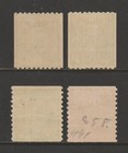 1914-17 Regular Issue  Unused  Scott  s 441   492  Washington-franklin Coils