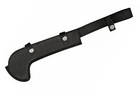 Bill Hook Machete   16  Overall Carbon Steel Blade Full Tang   Leather Sheath