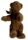 Boyds Teddy Bear 12  Stuffed Animal Plush Toy Green Check Ribbon Poseable