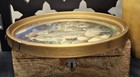 Vintage Warner Sallman The Good Shepherd Oval Frame Bubble Convex Glass 10  Oval