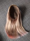 Summer Mckinny Wig A Pink Blonde Hair American Girl Doll Custom Replacement