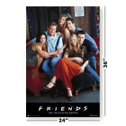 Friends - Tv Show Poster   Print  friends On Couch At Central Perk Cafe 