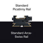 Mighty Tactical V2 Picatinny Rail Adapter For Arca-swiss Plate Mount Tripod Head
