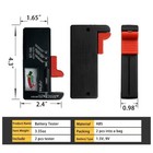 2 Pack Battery Tester Checker Monitor For Aaa Aa C D 9v   Small Batteries
