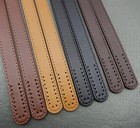2pcs Diy 2cm Leather Shoulder Handbag Replacement Purse Handle Short Bag Strap