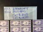 Scott   903  mnh   6 Blocks Of 4   26 Singles 2026 Scott Catalogue Value   22 50