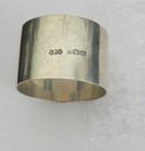Vintage  Sterling Silver Napkin Ring Engraved W the Letter S 26 2 Grams