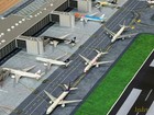 1 400 Large Airport Terminal Frankfurt Airport Germany 3d Printed Assemble Model