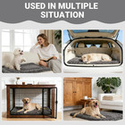 Washable Dog Bed Mat Ultra Soft Dog Crate Pad Comfy Fluffy Pet Kennel Beds Dog S