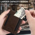 Wallet For Men Smart Pop Up Rfidblocking Slim Metalcard Holder Withid Window