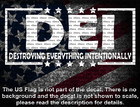 Dei Destroying Everything Intentionally Car Truck Van Vinyl Decal Us Seller