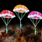 2-in-1 Throwing Parachute Toy Set Funny Toy Outdoor Game Accessories Kids