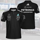 2025 Team Mercedes-amg Petronas F1 Polo All Over Prints f1 Racing Gift  Fomula 1