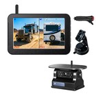 7  2ch Magnetic Solar Wireless Backup Camera Touch Screen Monitor Dvr Rv Camper