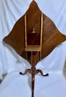 18th Century Serpentine Tilt Top Tea Table Georgian Mahogany Tripod Pad Feet