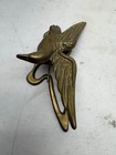 Vintage Figural Brass Bird Hummingbird Paper Weight Clamp Desk Wall Clip Holder