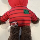 Kong Wild Knots Squeaky Plush Dog Toy Small Brown Bear wolf Red Hoodie
