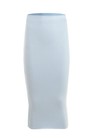 Women s Solid Casual Stretch Bodycon Elastic High Waist Pencil Midi Skirt Cute