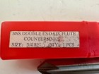 3 4  82 Degree High Speed Steel 6 Flute Countersink Double End