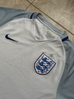 England National Team Nike Dri-fit Home Jersey 2016 Authentic White Shirt Medium