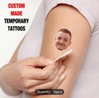Custom Temporary Tattoos Your Photo And Picture As Tattoo Sticker Party Logo