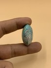 Rare Old Vintage Large Tibetan Turquoise Stone Bead Worn Patina
